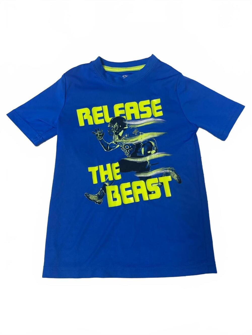 Athletic Works Performance Active Tee XS Blue Boys Shirt